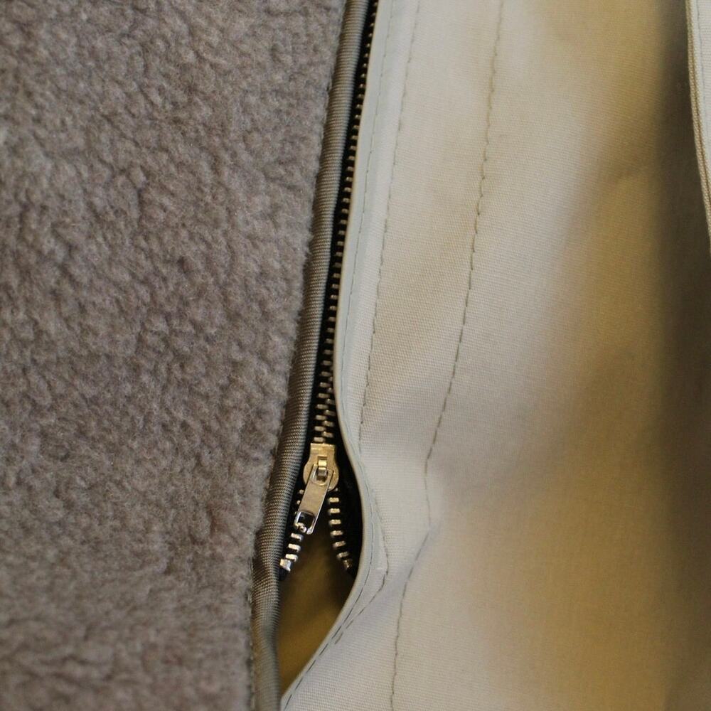 London Fog Vintage Tan Trench Coat Zip-Out Liner Belted Classic Size 10P - Picture 4 of 8